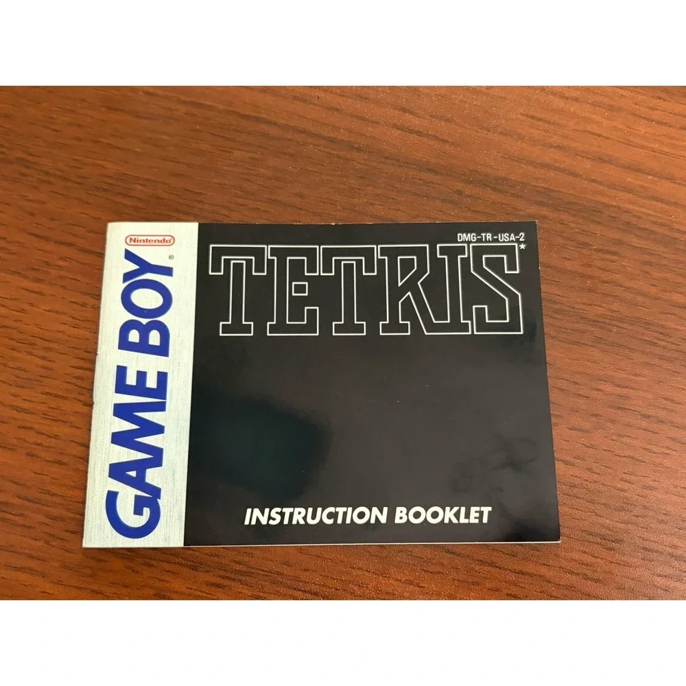 Tetris Instruction Manual Booklet ONLY For The Nintendo GameBoy